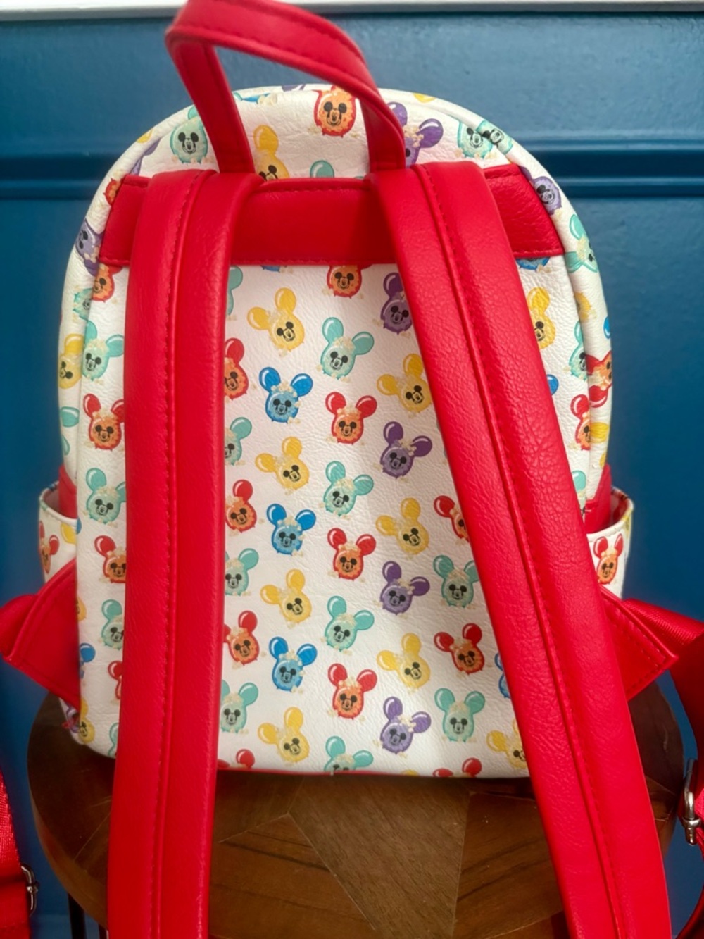 Disney Parks Loungefly Mickey Mouse Ballon Popcorn Mini Backpack - Picture 3 of 6